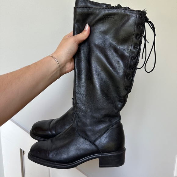 Martino Emelyne Boots in Black Leather - Picture 6 of 10